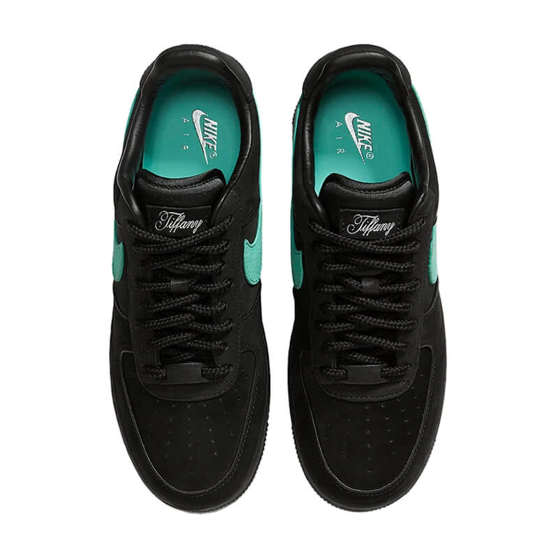Nike air force 1 black and teal online