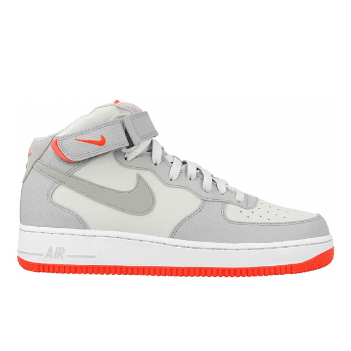Nike Air Force 1 Mid Pure Platinum Wolf Grey Bright Crimson 315123 030 FKS56555 Footers