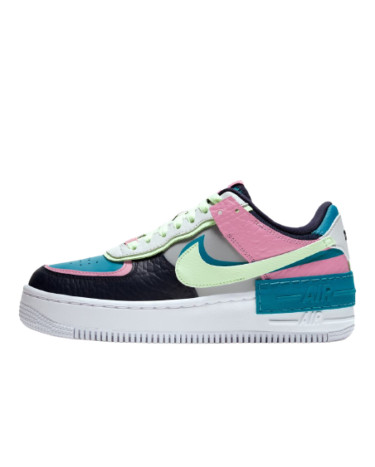 Nike Air Force 1 Shadow Barely Volt Oracle Aqua CK3172-001