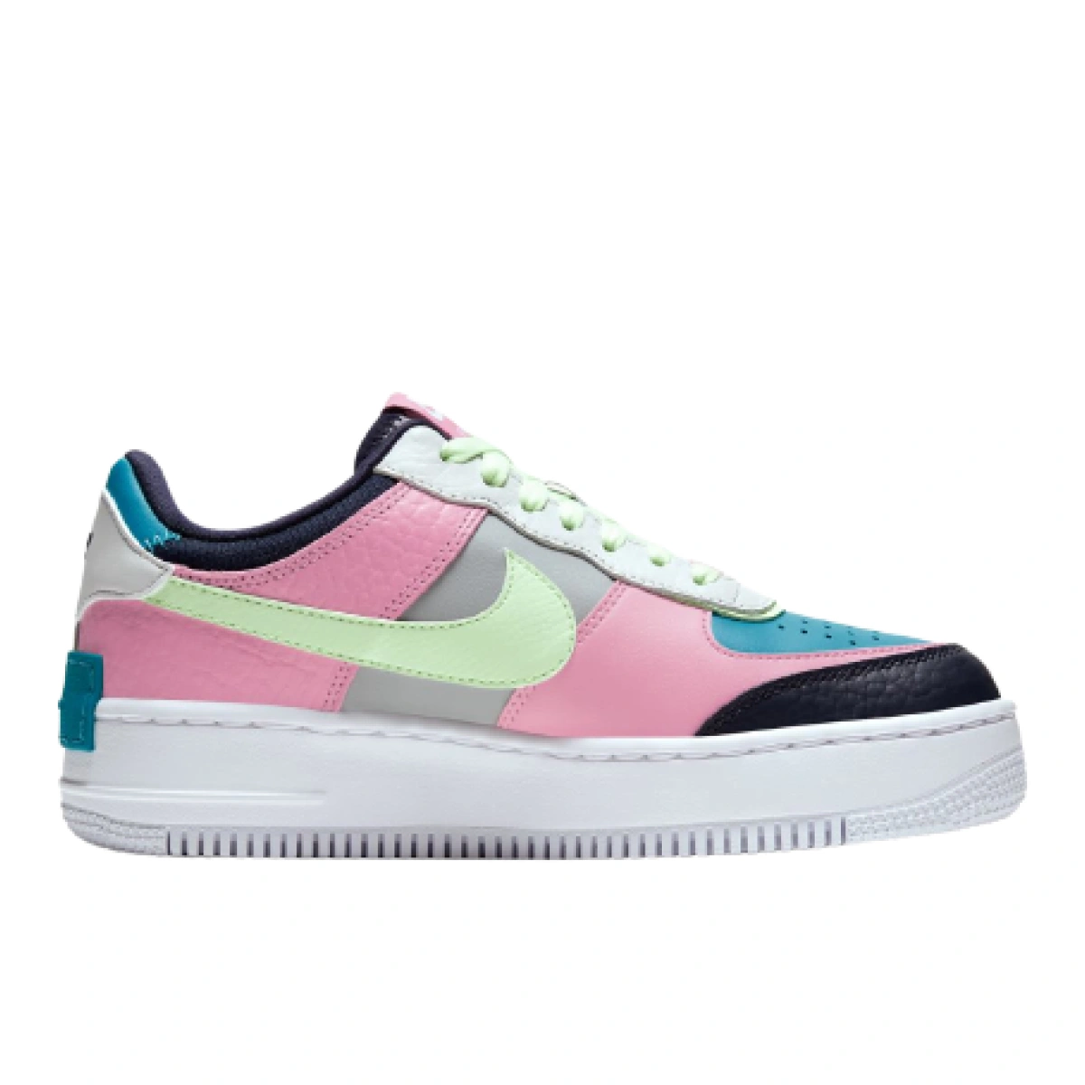 Nike Air Force 1 Shadow Barely Volt Oracle Aqua CK3172 001 FKS56075 Footers