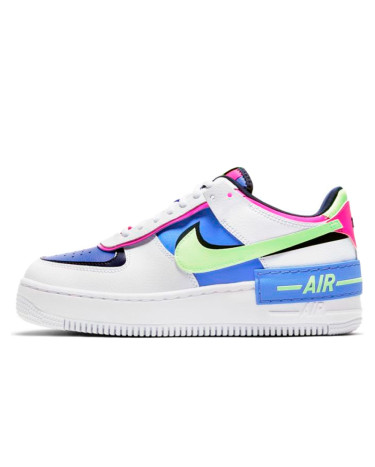 Nike Air Force 1 Shadow White Sapphire Barely Volt CJ1641-100