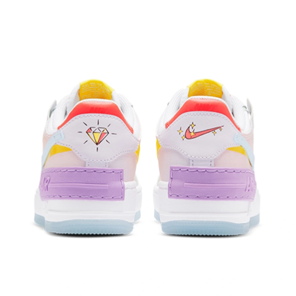 Nike Air Force 1 Shadow White Hydrogen Blue Purple CW2630 141 FKS55878 buy with delivery Footers