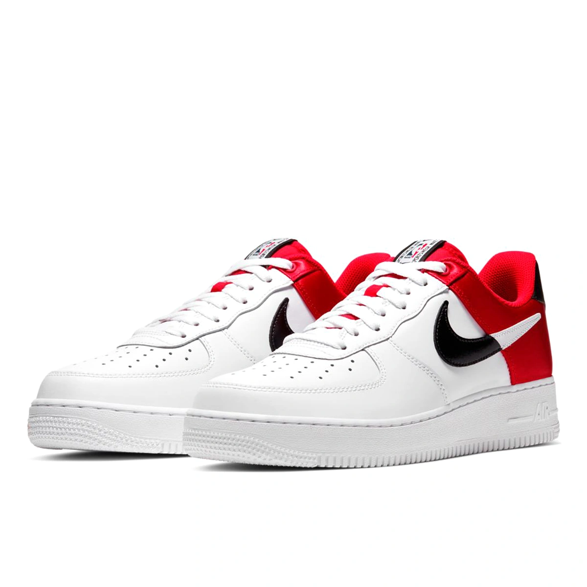 Nike air force 1 high red white shop
