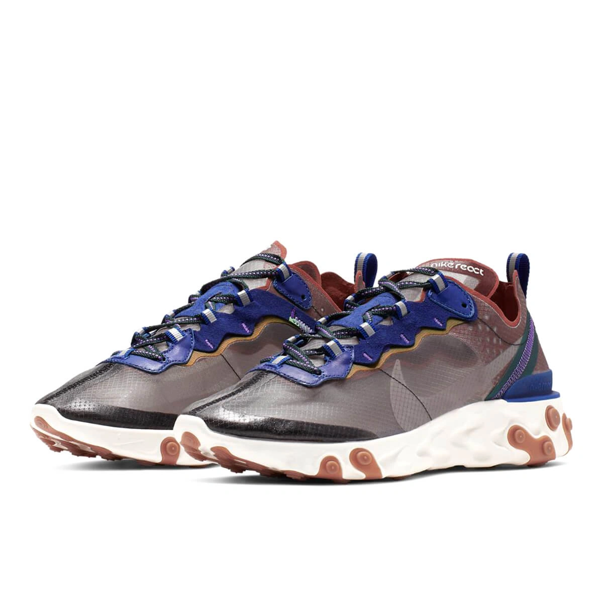 Undercover x Nike React Element 87 Total Orange AQ1090 200 FKS55642 Footers