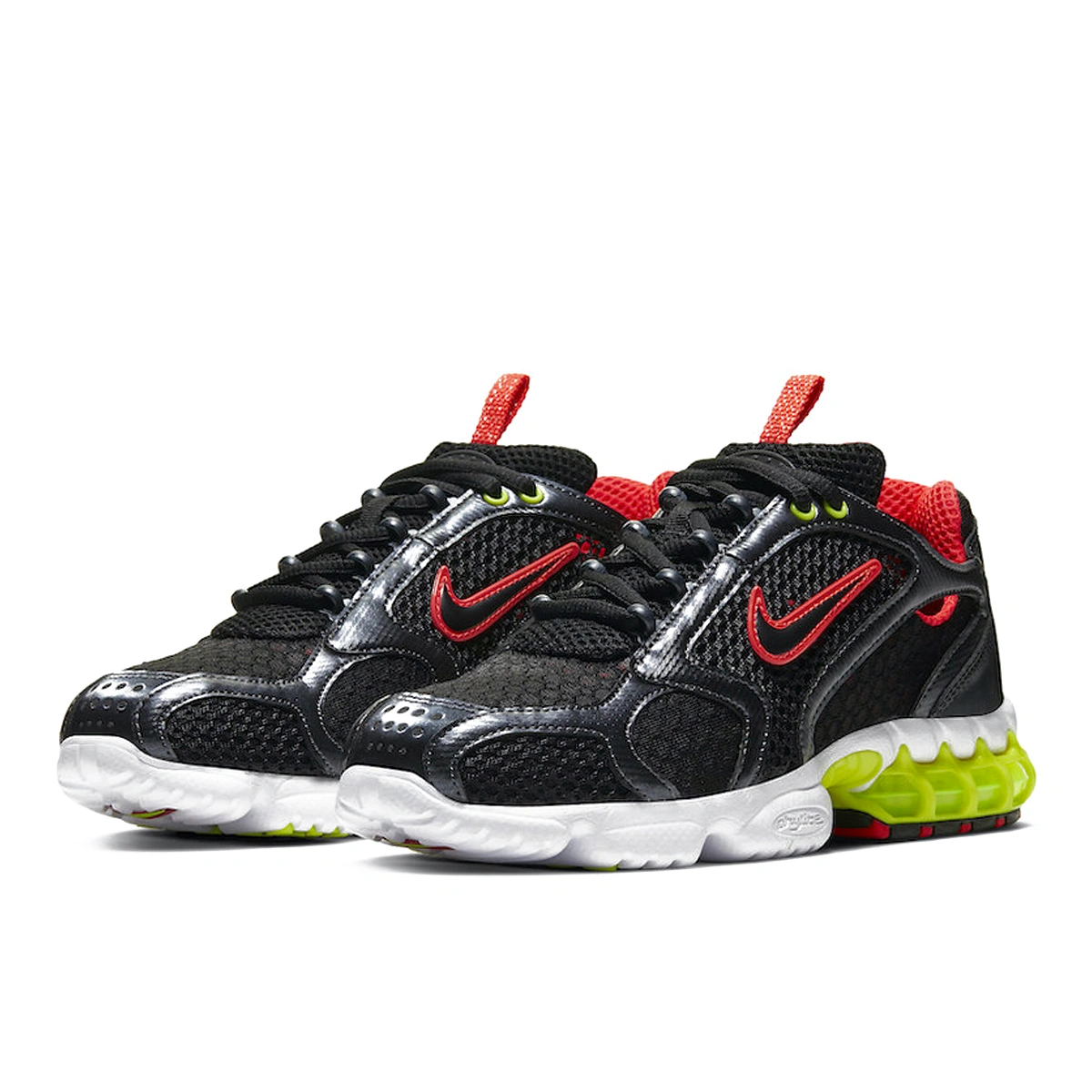 Nike Air Zoom Spiridon Cage 2 Metallic Hematite Track Red Volt CD3613 002 FKS56564 Footers