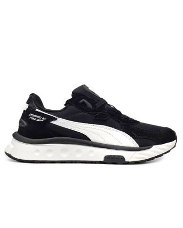 Puma Wild Rider Black White