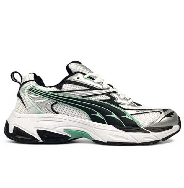 Puma Morphic Base White Green Silver Black