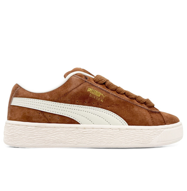 Puma Suede XL Tan White 395205-18