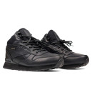 Кросівки Reebok Classic High Leather Black З ХУТРОМ