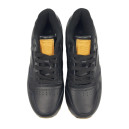Оригинал Reebok Classic Leather Black Gym С ФЛИСОМ