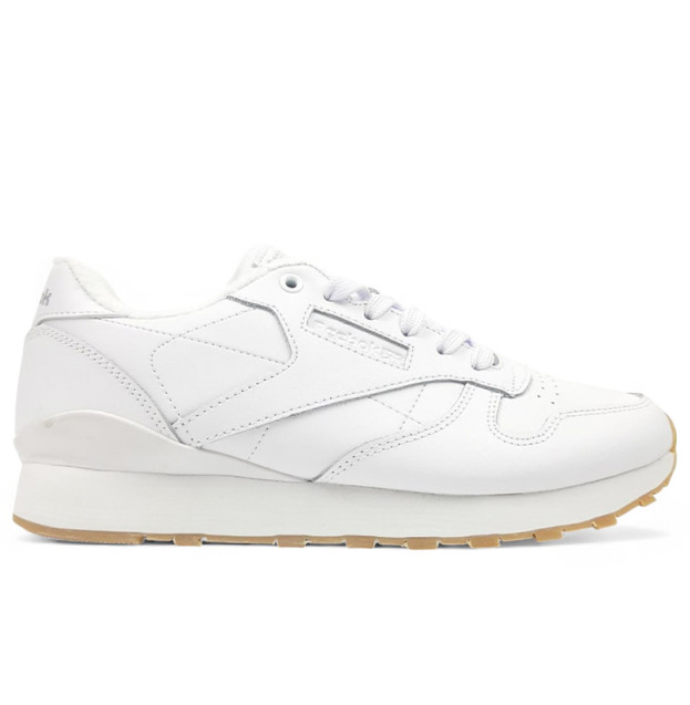 Reebok Classic Leather White Gym С ФЛИСОМ