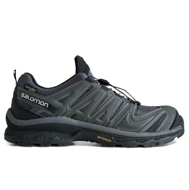 Salomon XA Forces Gore-Tex Waterproof Black Grey Two Termo