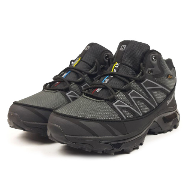 Salomon XT-6 Mid Gore-Tex Black Grey З ХУТРОМ