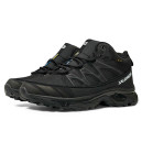 Кроссовки Salomon XT-6 Mid Gore-Tex Two Black С МЕХОМ