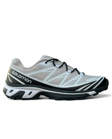 Salomon XT-6 Gore-Tex Grey White Black С ФЛИСОМ