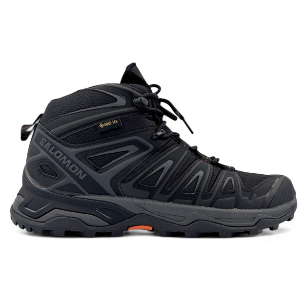 Salomon Speed Cross Pro Gore-Tex Black Grey З ХУТРОМ
