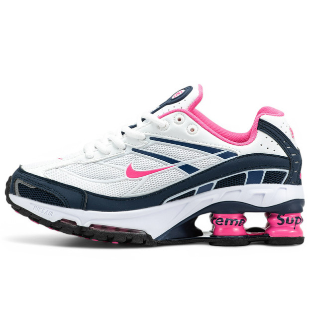 Nike Shox x Supreme Ride 2 White Blue Pink