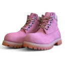 Черевики Timberland Classic 6-Inch Boot Pink З ХУТРОМ