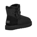 Оригинал UGG Classic Mini Bailey Button Black