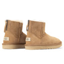 Оригинал UGG Classic Mini Chestnut Silver Zip