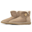 Ботинки UGG Classic Mini Bailey Button Beige