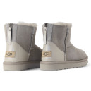 Оригинал UGG Classic Mini Zip Grey Beige