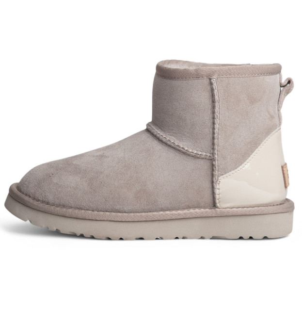 UGG Light Grey Metallic Suede