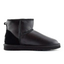 Придбати UGG Classic Mini Leather Metallic Black FKS2351291