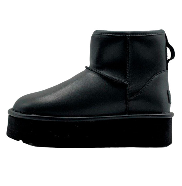 UGG Mini Black Platform Leather