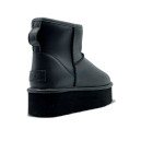 Оригинал UGG Mini Black Platform Leather