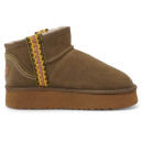 Придбати UGG Ultra Mini Classic Braid Platform Boot Brown FKS2359045