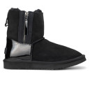 Придбати UGG Classic Short Zip Black Lacquer FKS2354987