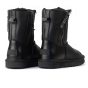 Оригінал UGG Classic Short Zip Leather Black