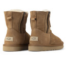 Оригінал UGG Classic Short Zip Beige