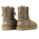 Оригінал UGG Classic Short Zip Khaki