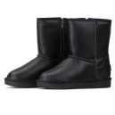 Черевики UGG Classic Short Leather Zip Black