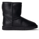 Придбати UGG Classic Short II Black Leather FKS2359060