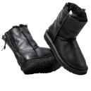 Оригінал UGG Classic Short Zip Metallic Black II