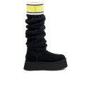Придбати UGG Classic Sweater Letter Tall Boot Black FKS2359055