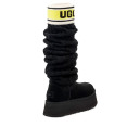 Оригінал UGG Classic Sweater Letter Tall Boot Black