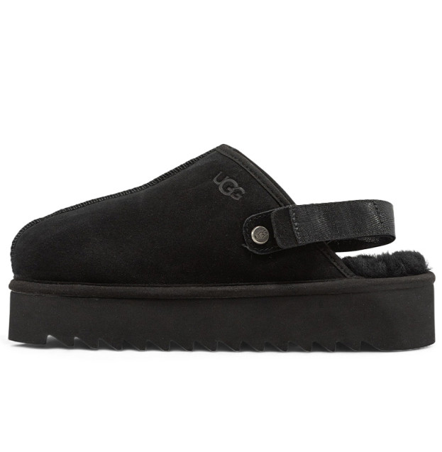 UGG Lanah Clog Platform Black