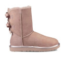 Придбати UGG Classic Short Bailey Bow II Metall Pink FKS2351207
