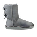 Купить UGG Classic Short Bailey Bow II Metall Grey FKS2351209