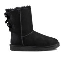 Придбати UGG Classic Short Bailey Bow II Black FKS2351210