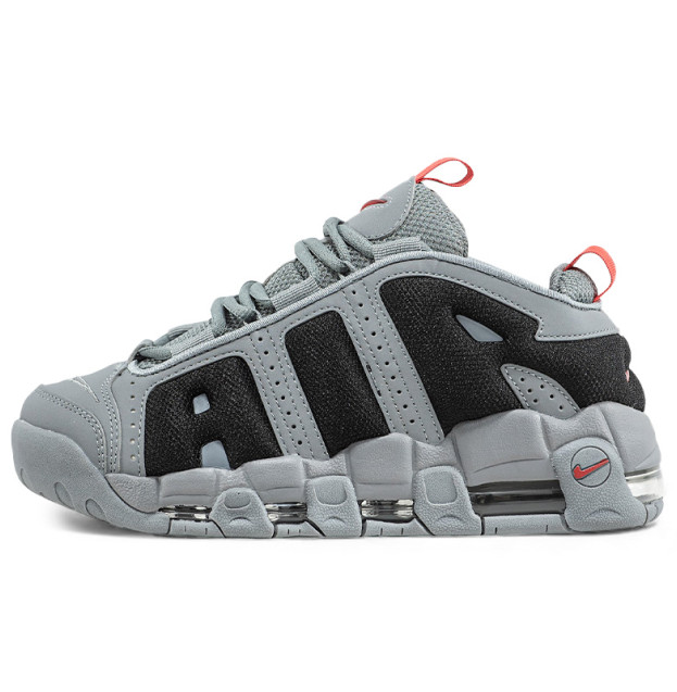 Nike Air More Uptempo Low Grey Black