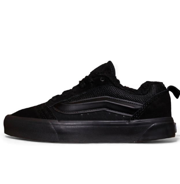 Vans Knu Skool Black З ХУТРОМ