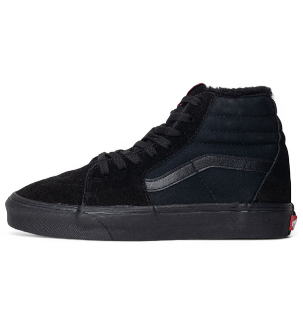 Vans Old Skool High Total Black С МЕХОМ