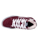 Оригинал Vans Old Skool High Bordo White С МЕХОМ