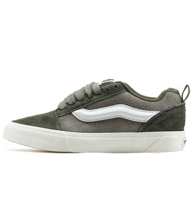 Vans Knu Skool Shoes Grey Green White VN0009QCIVG1