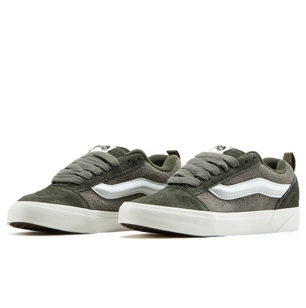 Vans Knu Skool Shoes Grey Green White VN0009QCIVG1